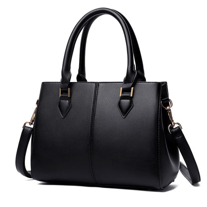 Womens Commuter Soft Leather Large-Capacity Crossbody Shoulder Bag