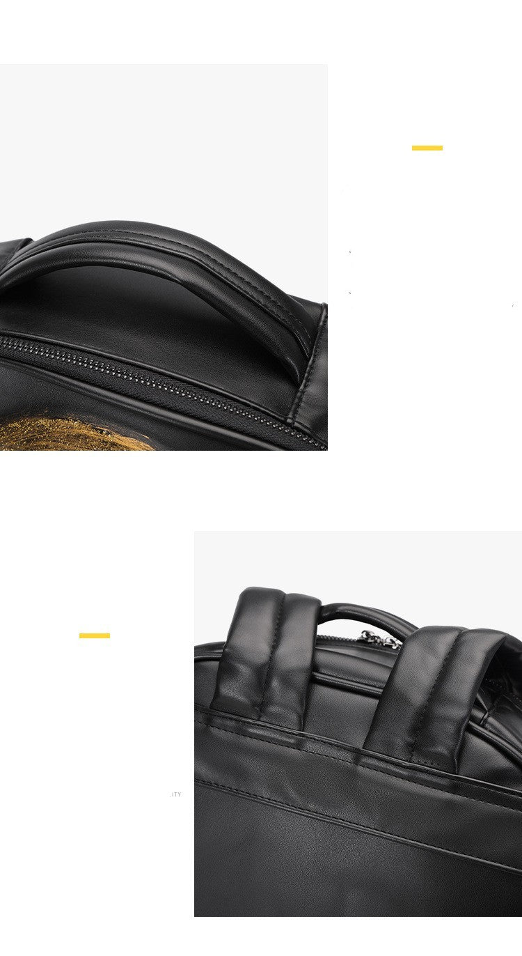 luxury pu computer bag for men and women