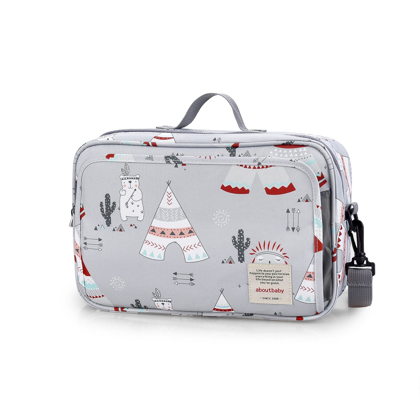 waterproof storage polyester slingbag diaper bag mother and baby mummy bag
