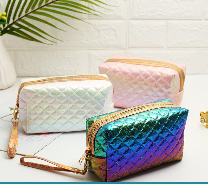 fashion laser cosmetic bag travel storage bag washing bag