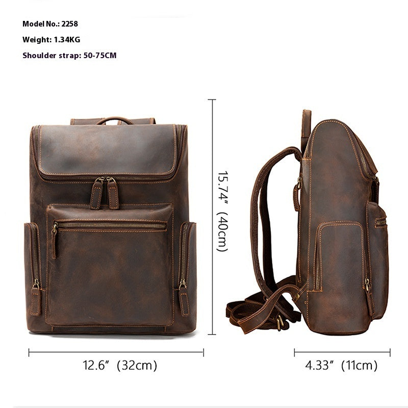 vintage backpack mens outdoor leisure travel