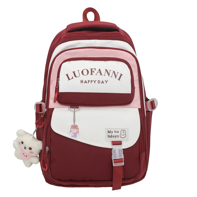 school season backpack korean style college style large capacity student schoolbag female