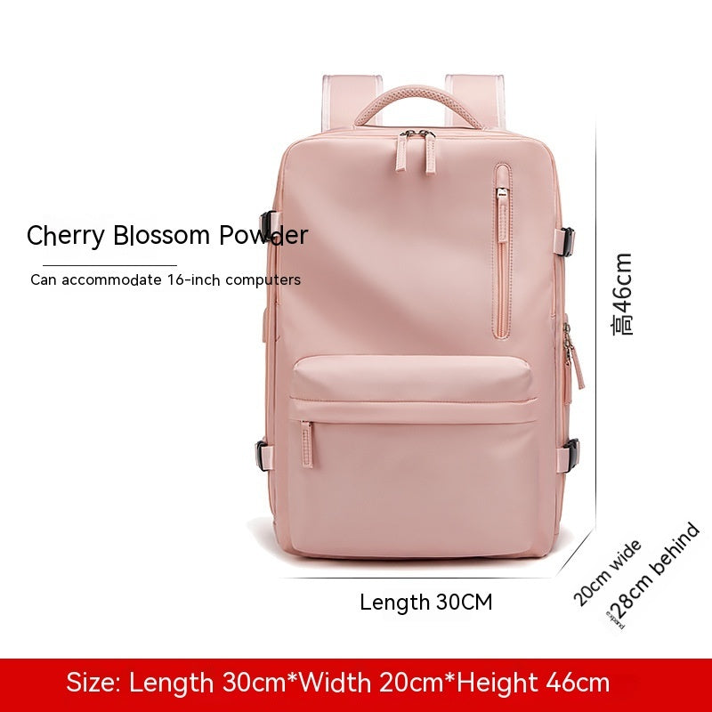 dry wet separation backpack large capacity leisure fashion schoolbag