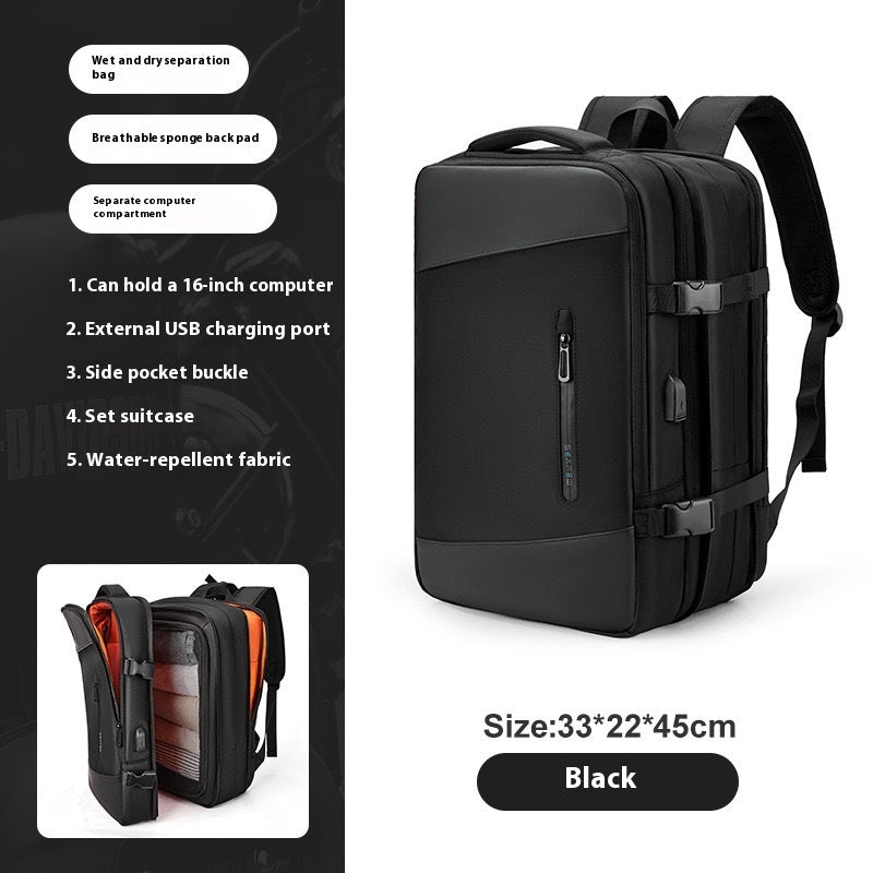 scalable new business travel large capacity computer schoolbag women