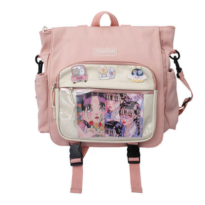 japanese girl student backpack can be one shoulder messenger bag