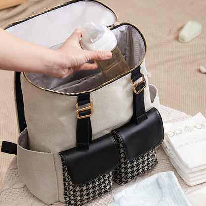 womens fashion multifunctional with diaper pad large capacity travel backpack