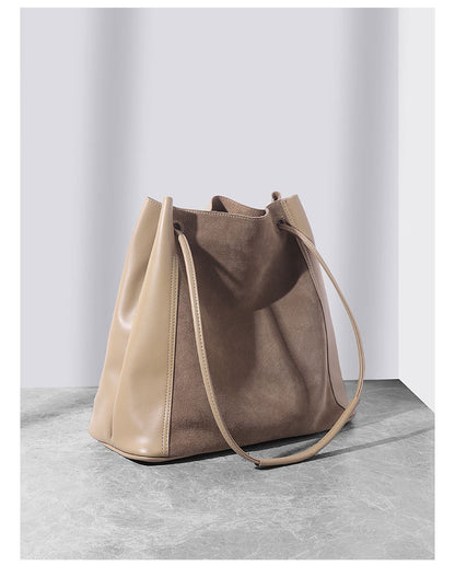 womens cowhide portable shoulder messenger bag