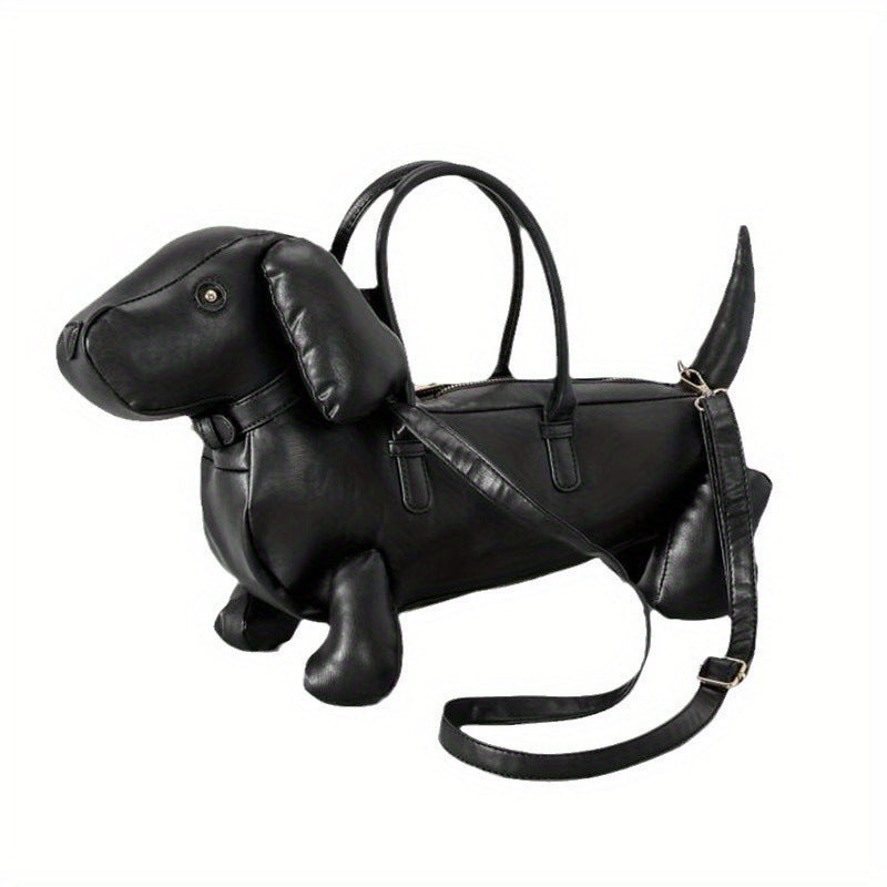 fashion creative cartoon dog shape handbag