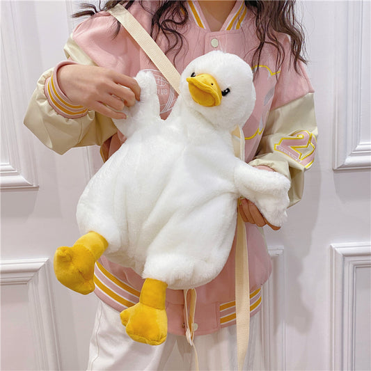 plush little duck rabbit womens cute small backpack