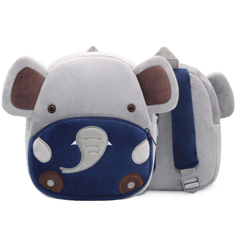 cute plush backpacks kindergarten cartoon school bags children animal toys bag