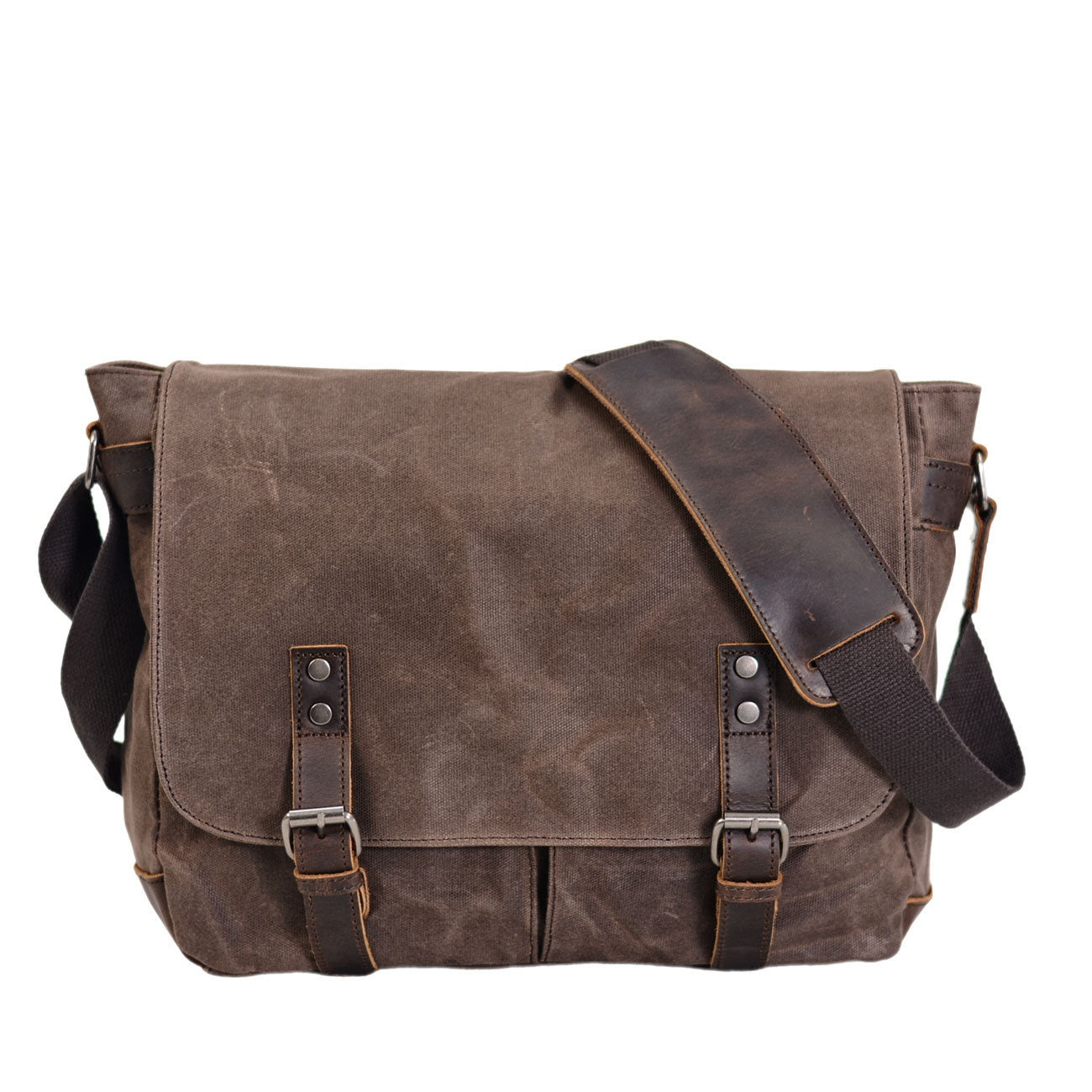 Men's canvas shoulder bag