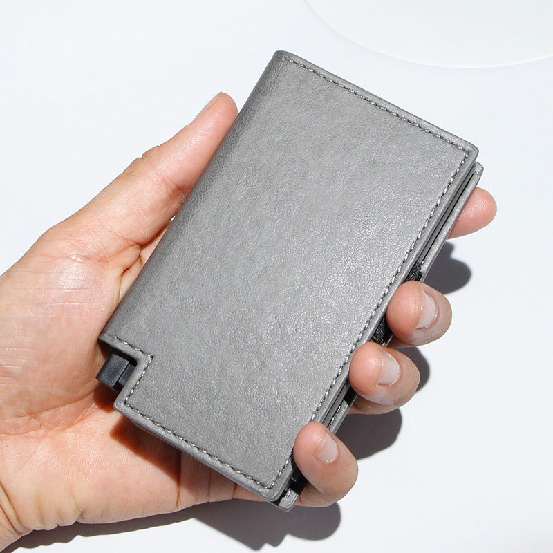 multifunctional large capacity metal wallet