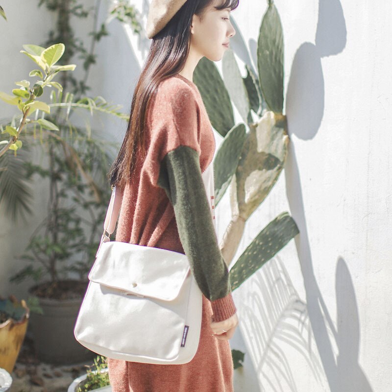 canvas fashion student casual backpack