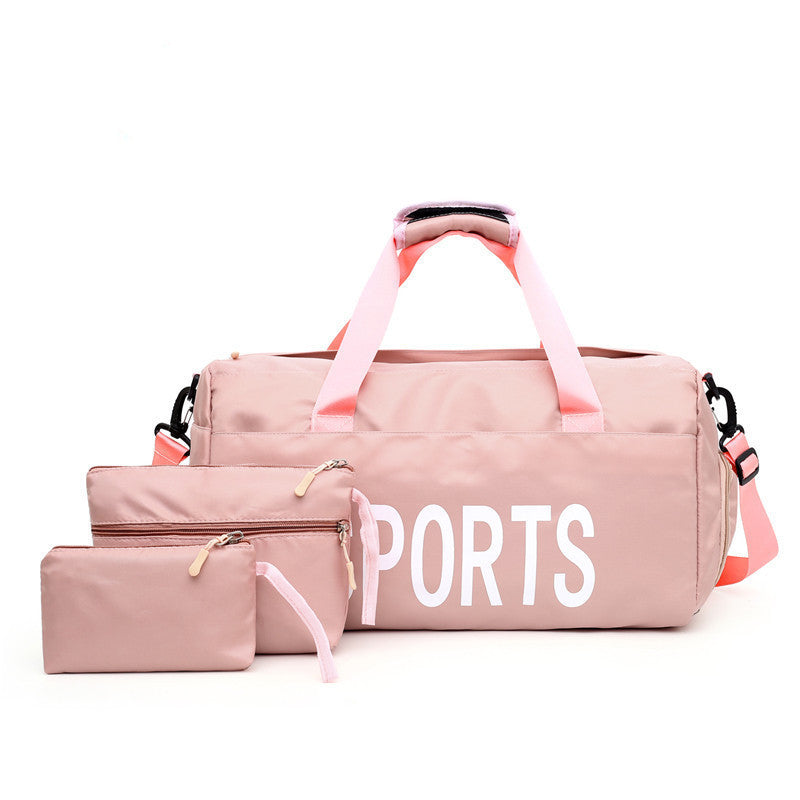 nylon independent three piece sports bag