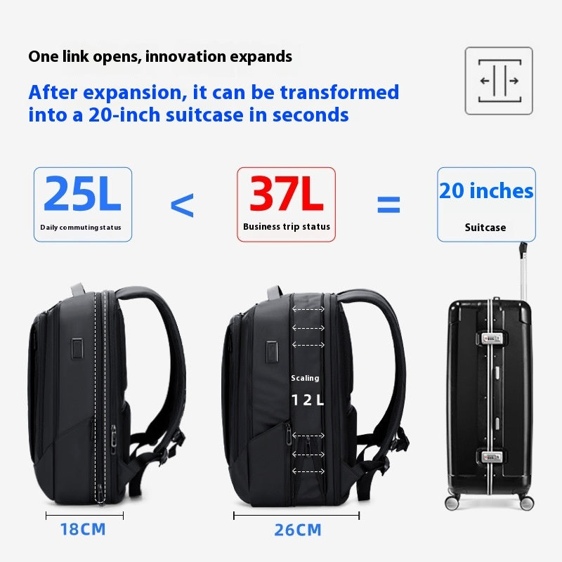 business computer multi function expansion travel bag