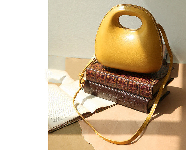 fashion shell type round flap women handbag messenger bags