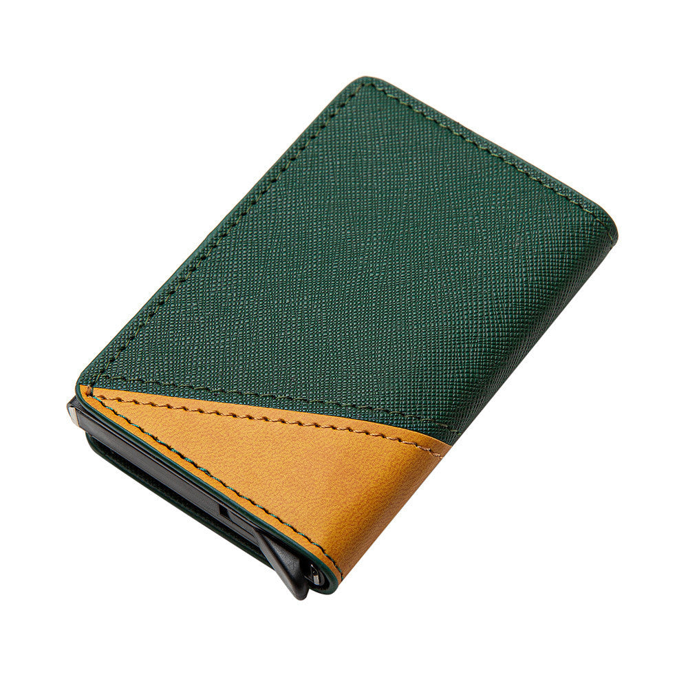 mens fashion color contrast wallet