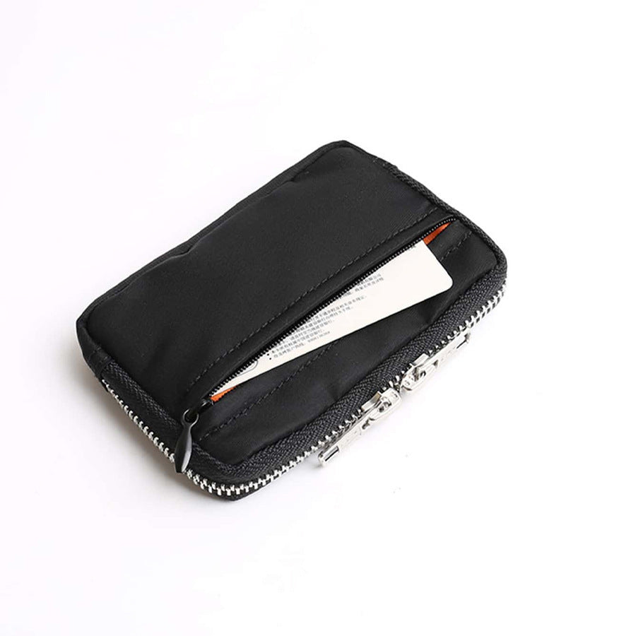 womens simple and compact multi function hand held rfid anti theft swiping wallet