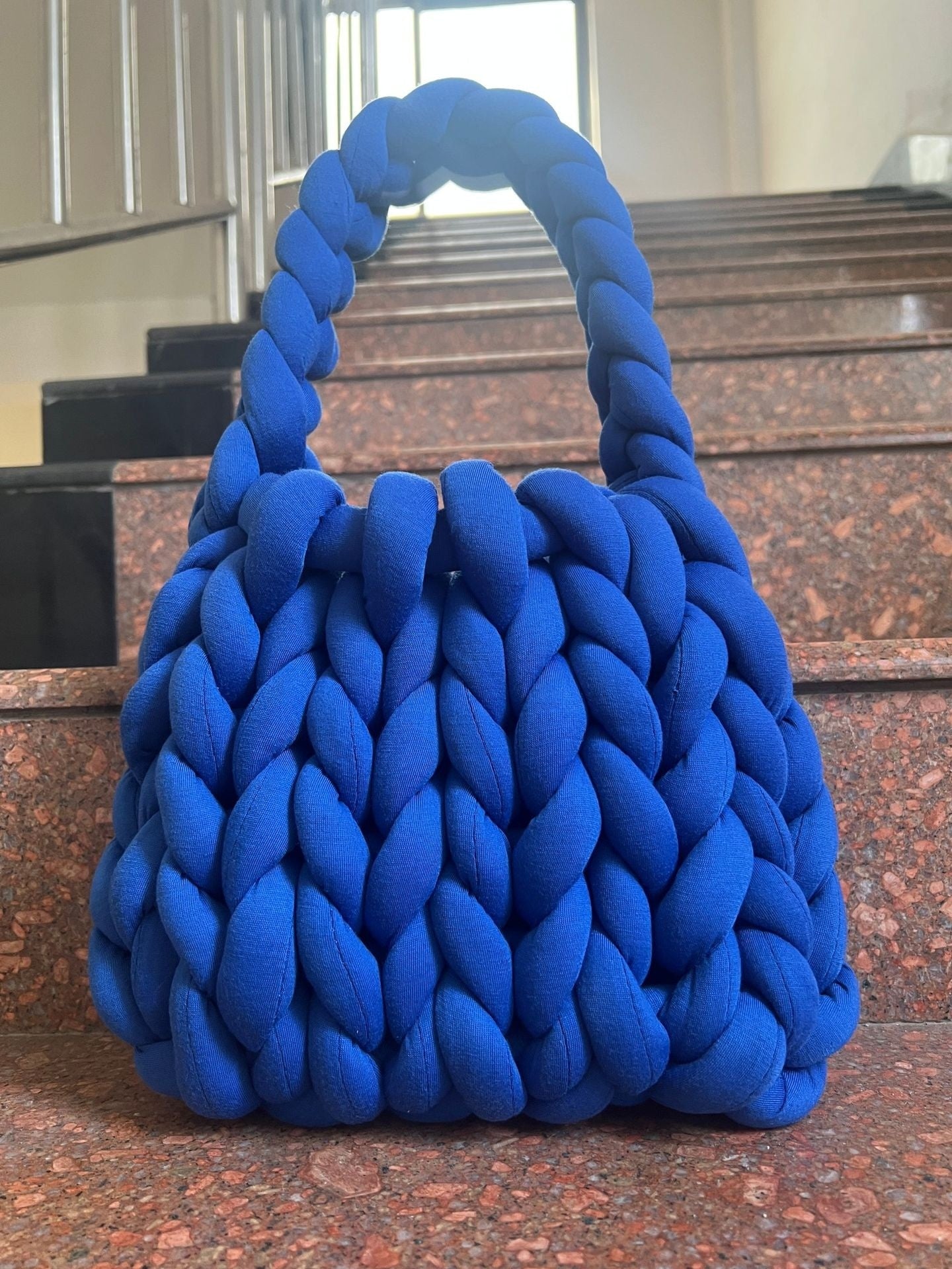 diy hand woven bag women