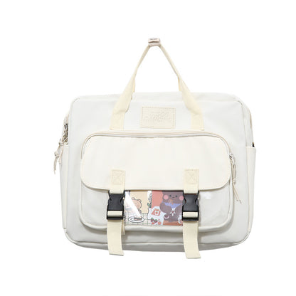 Soft Girl Cute Cartoon Teenage College Student Lightweight Tote Backpack