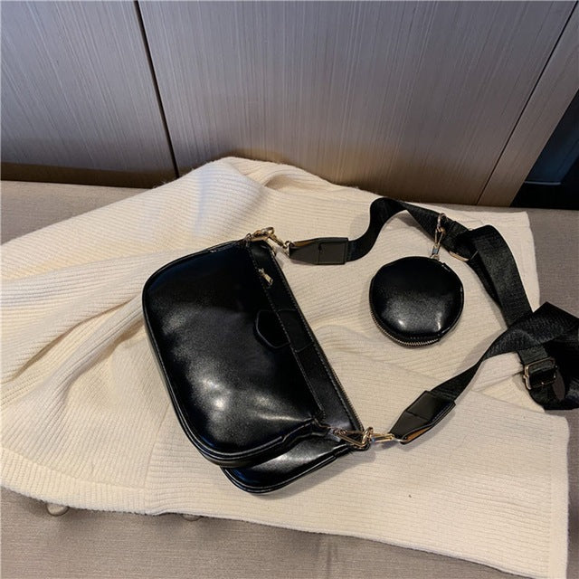 hand bag set black college luxury bags for women