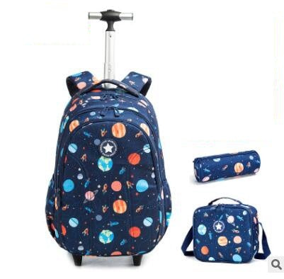 primary school trolley schoolbags reduce burden and breathable childrens backpack