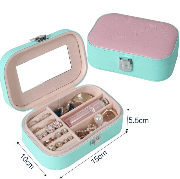 jewelry box travel cosmetic storage box