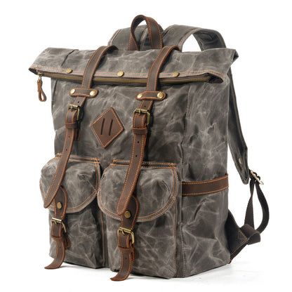 vintage canvas backpacks for men