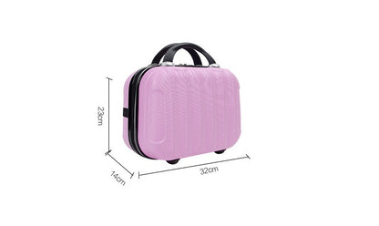 14 inch portable cosmetic bag travel password box