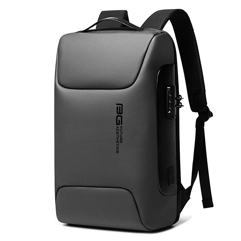 mens waterproof computer bag business commute college student usb anti theft