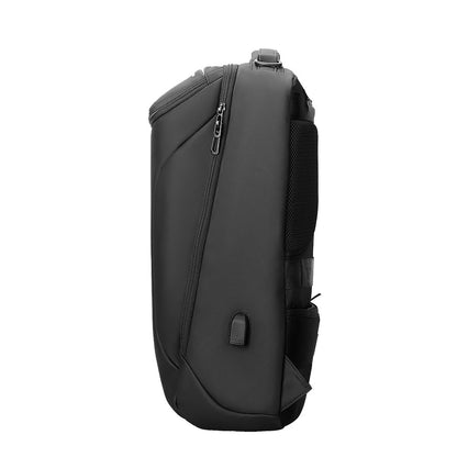 anti thief fashion men backpack multifunctional waterproof laptop bag usb charging travel bag