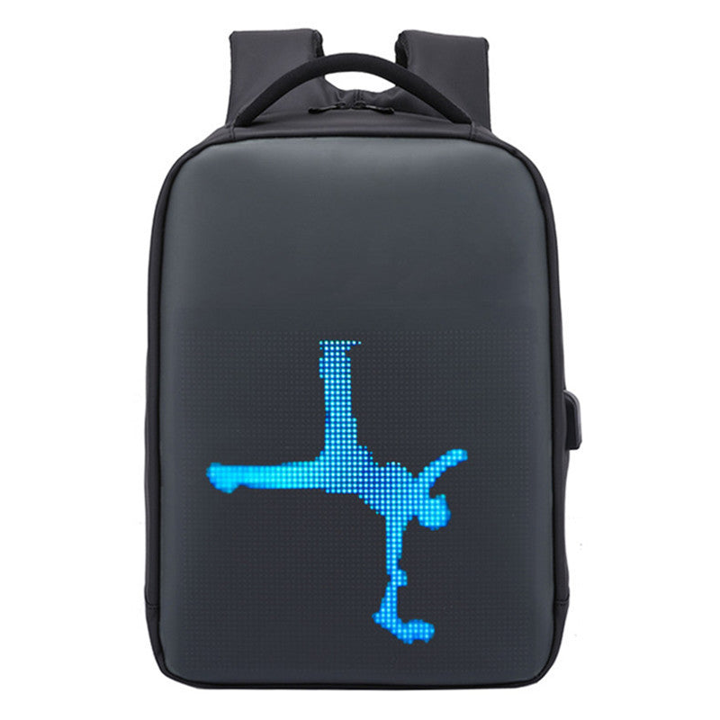 waterproof led display backpack dynamic duffel bag