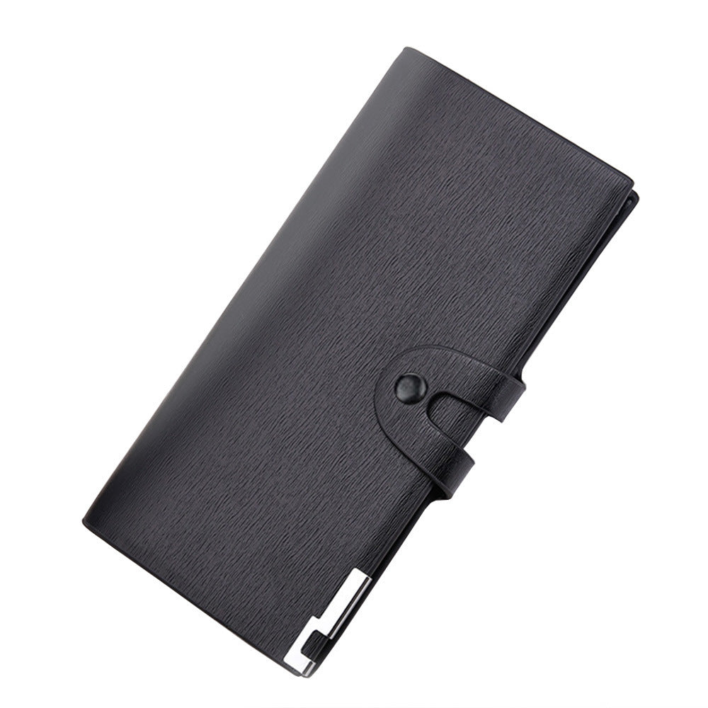 mens long wallet trendy brand fashion mid length