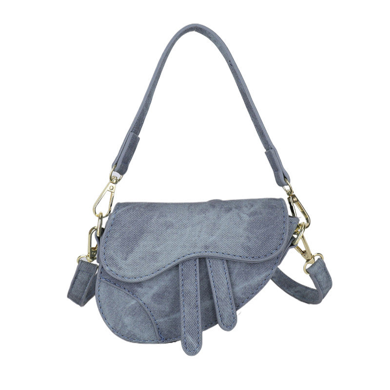 double shoulder strap underarm bag high sense