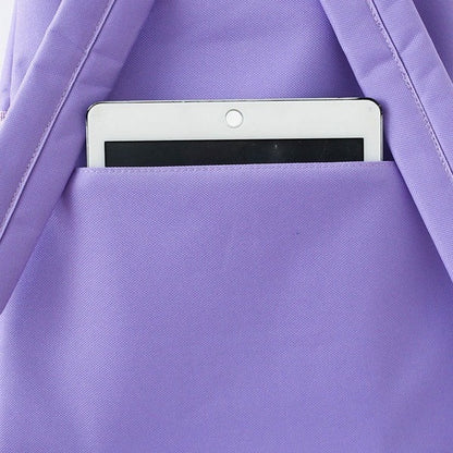 Backpack Primary School Girls Schoolbag Women's Four-piece Set