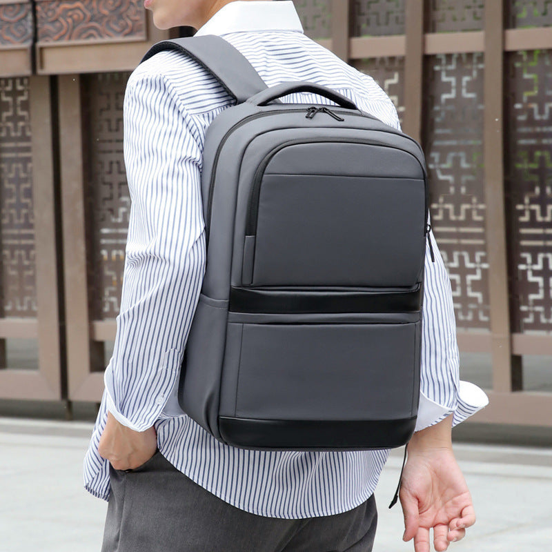 casual large capacity mens waterproof derm computer backpack