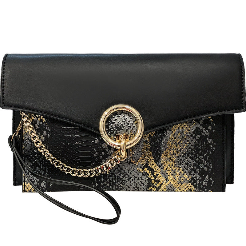 clutch bag dinner bag snake pattern clutch