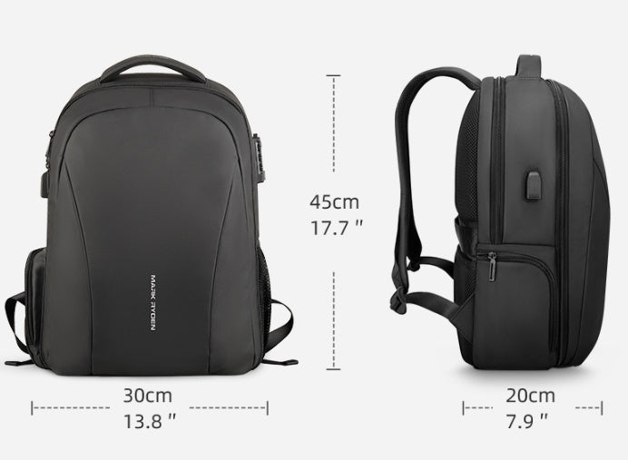 large capacity anti theft backpack