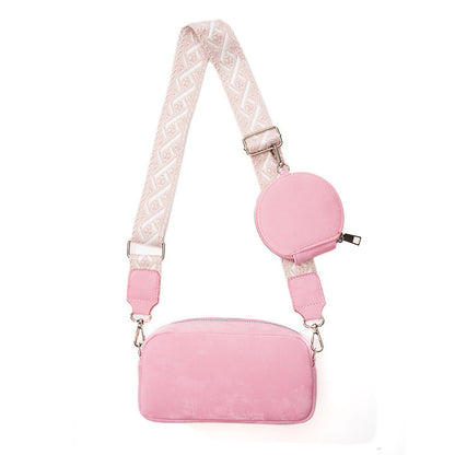 candy color womens shoulder messenger bag wide shoulder strap mother bag