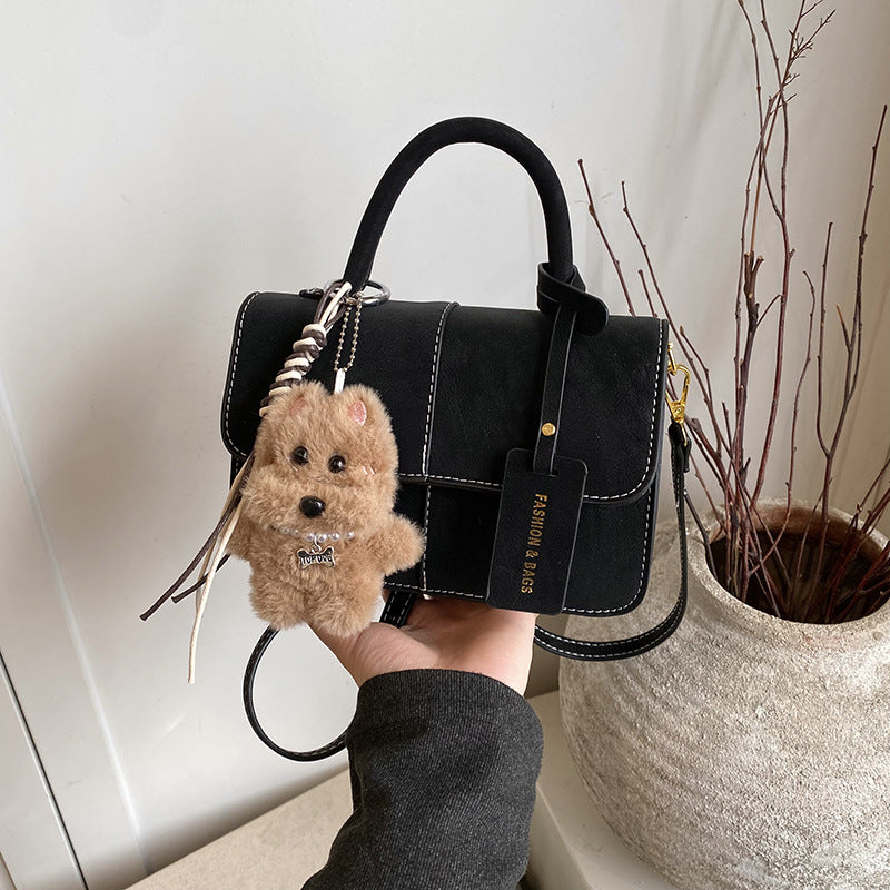Small Matte Handheld Square Bag A Versatile Casual Crossbody Or Shoulder Bag That Pairs Effortlessly With Any Outfit