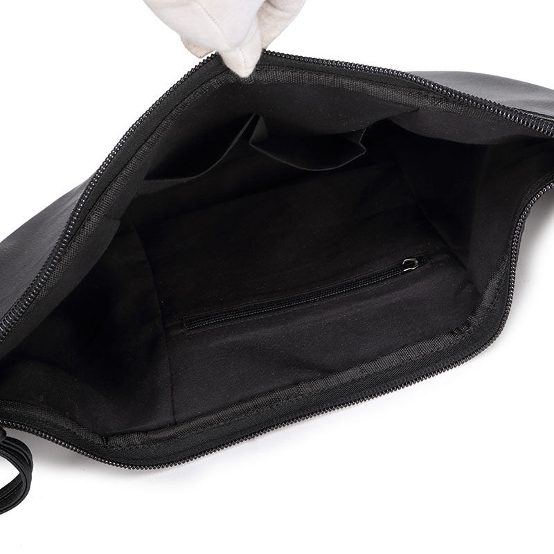 large new mens soft leather crossbody casual travel bag