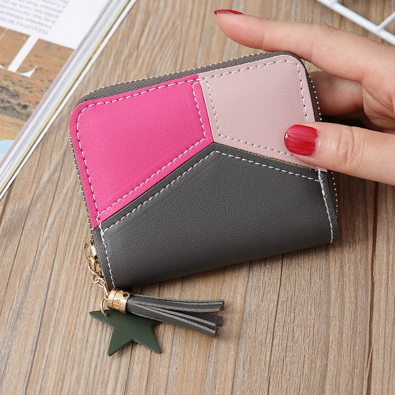 purse card ladies wallet for women girl bag clutch leather