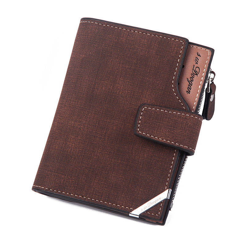 korean style mens multifunctional wallet short wallet