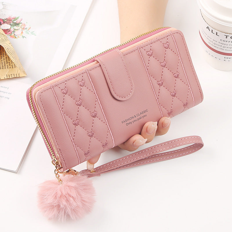 womens long niche design wallet