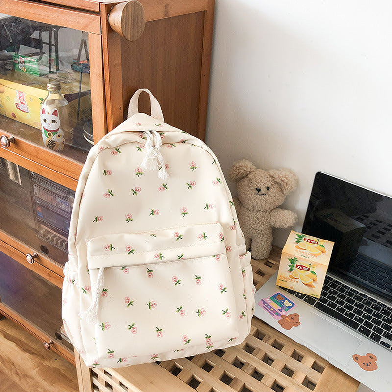 student schoolbags casual all matching summer simplicity backpack