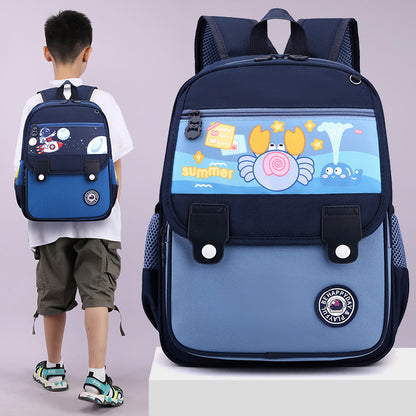 large class preschool cute cartoon boys and girls lightweight primary backpack