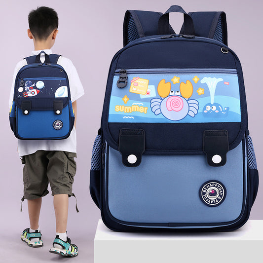 large class preschool cute cartoon boys and girls lightweight primary backpack