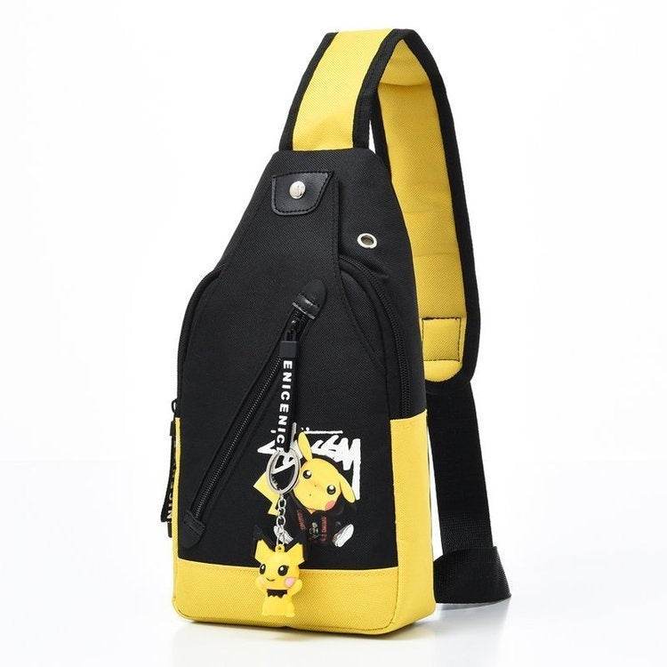 mens chest bag casual backpack sports function oblique shoulder fashion tactical single crossbody