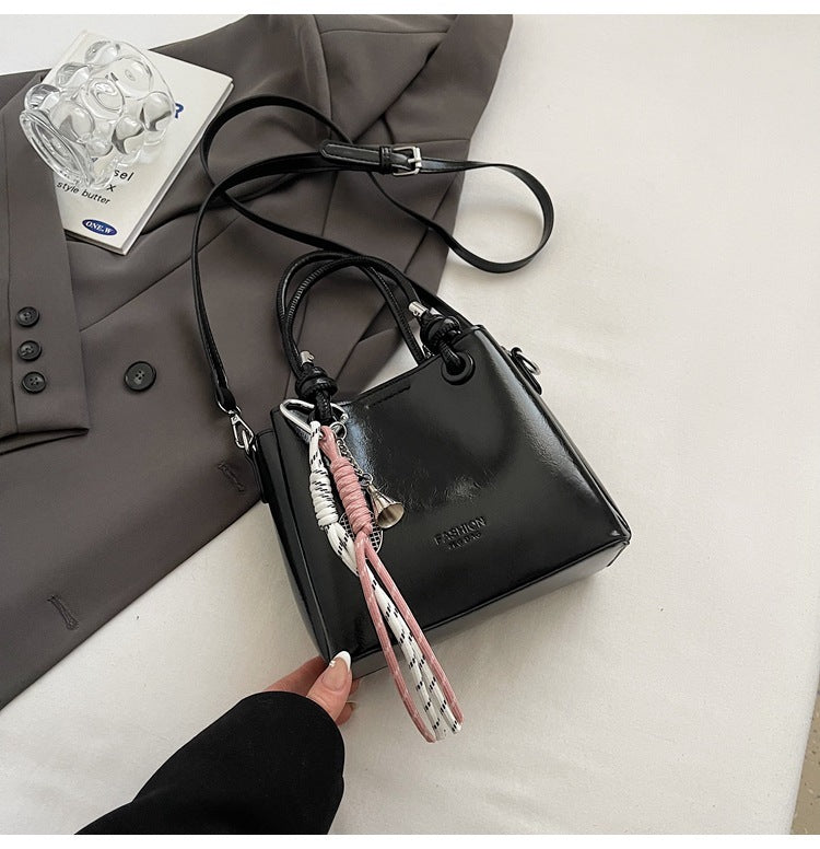 womens messenger bag fashion portable one shoulder bucket bag