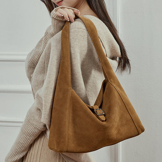 Vintage High-end Underarm Bag Made From Premium